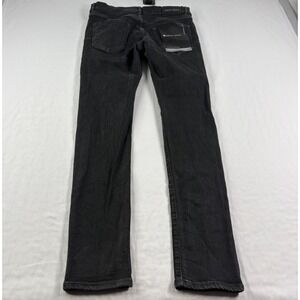 Purple Brand Jeans Mens 34x32 Black P001 Skinny Denim Button Fly